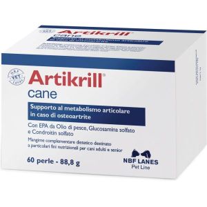 Nbf Lanes Artikrill Integratore Articolare Cane 60 Perle