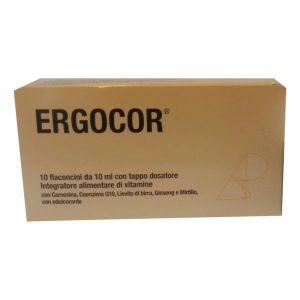Ergocor Integratore di Vitamine 10 Flaconcini 10ml