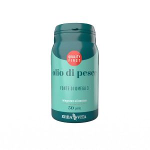 Erba Vita Olio di Pesce Integratore Omega3 Epa e Dha 50 Perle