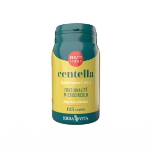 Erba Vita Centella Asiatica Integratore Funzionalità Del Microcircolo 125 Tavolette 400mg