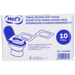 Copriwater Igienici Usa e Getta da Viaggio 10 Fogli