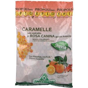 Specchiasol Epid Caramelle Propoli E Rosa Canina Gusto Arancia 24 Pezzi