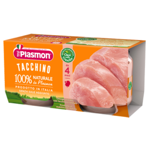 Plasmon Omogeneizzato Tacchino 2 Vasetti Da 80g