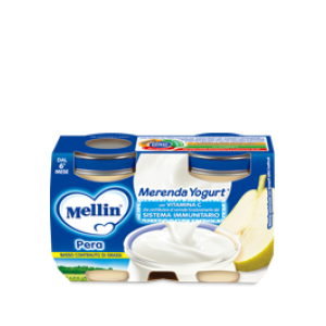 Mellin Merenda Yogurt Alla Pera 2x120 g