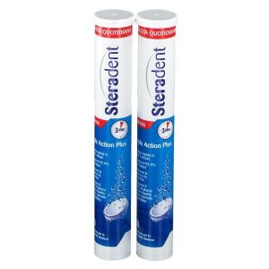 Steradent Tripla Azione Plus Pulizia Quotidiana Dentiera 60 Compresse