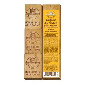 Legno di Cedro Profumatore per Cassetti 6 Pezzi