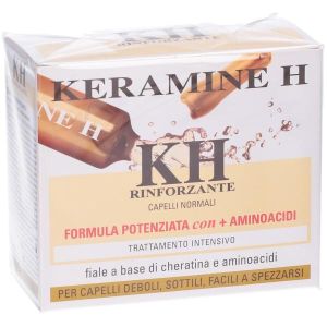 Keramin H Fascia Bianca Integratore per Capelli 10 Fiale 10ml