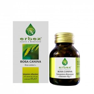 Erbex Rosa Canina Integratore Ricostituente 100 Capsule