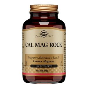 Solgar Cal Mag Rock Integratore Calcio e Magnesio 100 Tavolette