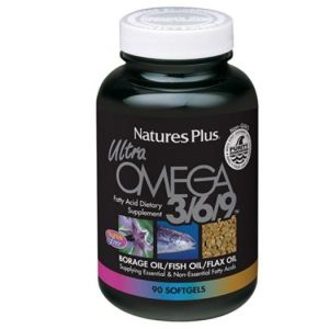Nature's Plus Ultra Omega 3/6/9 Integratore di Acidi Grassi 90 Capsule