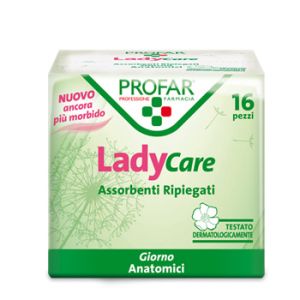 Ladycare assorbenti giorno anatomici 16 pezzi profar