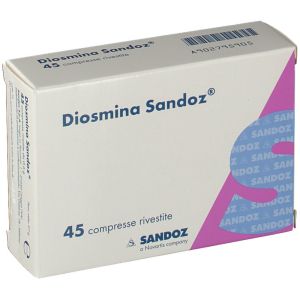 Integratore alimentare - diosmina sandoz 45 compresse rivestite