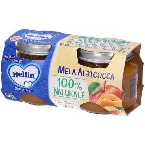 Mellin Omogeneizzato di Frutta Mela e Albicocca 2 X 100g