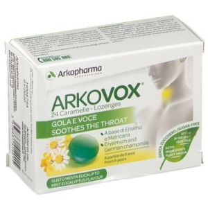 Arkovox Integratore Balsamico Menta Ed Eucalipto 24 Caramelle