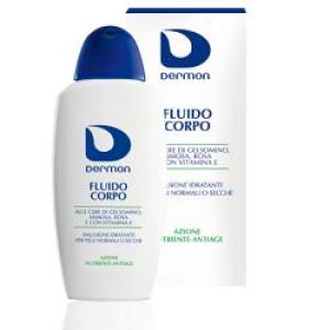 Dermon fluido corpo idratante pelle secca 200 ml
