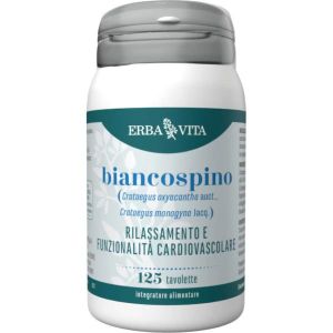 Erba Vita Biancospino Integratore Rilassante e Cardiovascolare 125 Tavolette