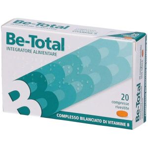 Be-total Integratore Alimentare Vitamina B/b3/b12 Acido Folico Energia per Adulti 20 Compresse