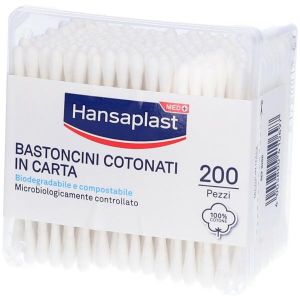 Hansaplast Bastoncini di Cotone 200 Pezzi
