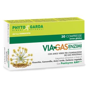 Via Gas Enzimi Integratore 30 Compresse