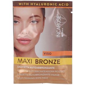 Incarose Maxi Bronze 1 Salvietta Viso Autoabbronzante Monouso