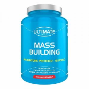 Ultimate Sport Mass Building Fragola Integratore Proteico 1,8Kg