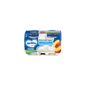 Mellin Merendina Yogurt E Pesca 2x120g