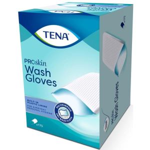 Tena Proskin Wash Glove Guanti Monouso per Detersione