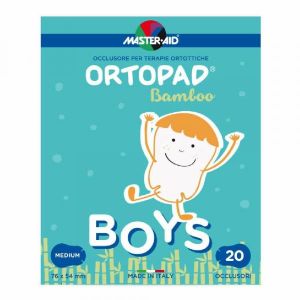 Cerotto Oculare per Ortottica Ortopad Boys M 5,4x7,6 20 Pezzi