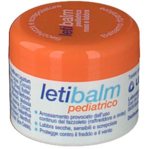 Leti Balm Pediatrico Balsamo Idratante Naso E Labbra Secche Vasetto 10 ml