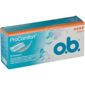 Ob procomfort™ super per flusso da medio a pesante 16 pezzi