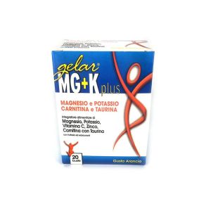 Gelar Farma Gelar Mg+k Plus Integratore Alimentare Gusto Arancio 20 Bustine