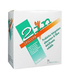 2 IN Inulina Dolcificante Integratore Fibre 26 Bustine 1 , 25 g