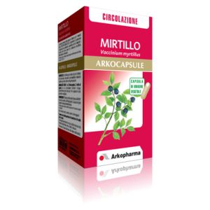 Arkocapsule mirtillo bio integratore circolazione e gambe 40 capsule
