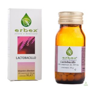 Erbex Lactobacillo Integratore Alimentare 100 Compresse Da 30g