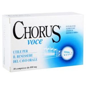 Chorus Voce Integratore Alimentare A Base Di Erismo E Mirra 30 Compresse 880mg