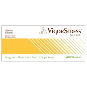 Farvit Vigorstress Gelatina Reale 10 Flaconi Da 10ml