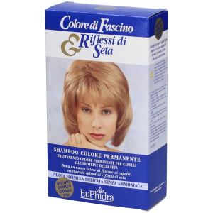 Euphidra Shampoo Colore Permanente Tintura N°58 Colore Biondo Dorato Chiaro 120ml