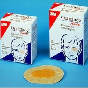 Opticlude Junior Cerotto Oculare Per Terapia Ortottica Mini 5x6 cm 20 Pezzi