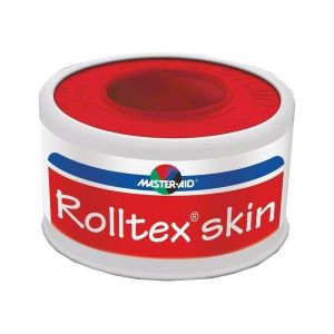 Roll Tex Skin Cerotto In Tela Rosa Pelle Ipoallergenico Cm 5x5m