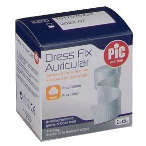 Benda Orlata Garzata In Cotone 100% Auricolare Pic Con Tram