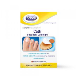 Scholl Cerotti Callifughi Rimozione Calli Duri 4 Cerotti + 4 Dischetti