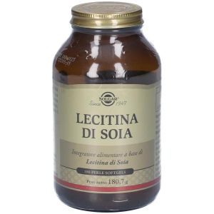 Solgar Lecitina di Soia Integratore Funzione Epatica 100 Perle Softgels