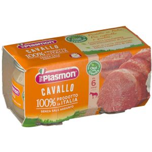 Plasmon Omogeneizzato Di Carne Di Cavallo 2x80 g +6m