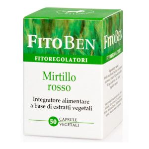 Fitoben Mirtillo Rosso Integratore Estratti Vegetali 50 Capsule