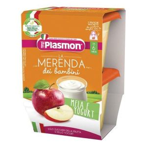 Plasmon Dessert Omogeneizzato Yogurt Mela 2 Vasetti da 120g