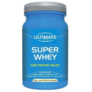 Ultimate Sport Super Whey Cioccolato Bianco Integratore di Proteine Purissime 700g
