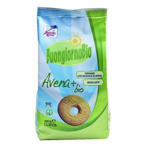 Fsc Buongiornobio Biscotti All'avena+ Bio Vegan Senza Latte 350g