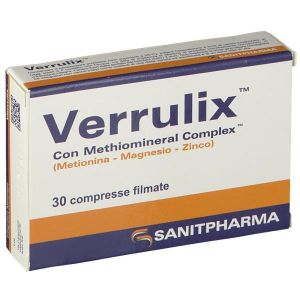 Verrulix Integratore i Metionina e Sali Minerali 30 Compresse Retard