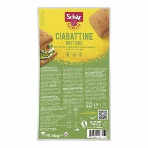 Schar Ciabattine Rustiche Precotte Senza Glutine 200g