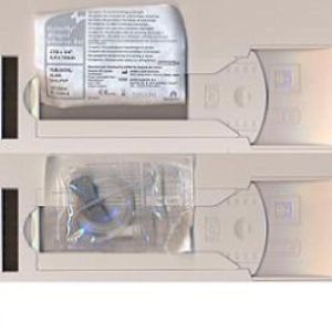 Ago Butterfly Standard Winged Set Gauge 23 0,6x19mm i Alette Guida Cannula di Raccordo Volume 0,44ml Celeste